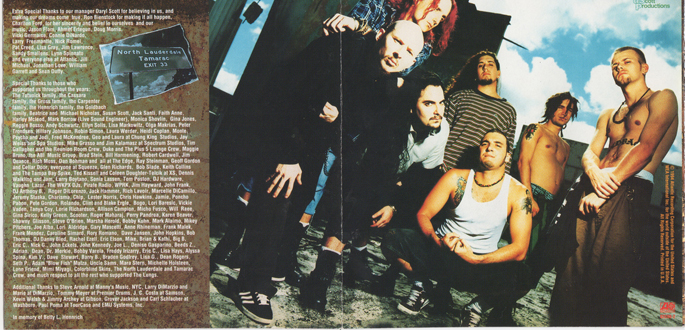 Collapsing Lungs CD insert artwork.